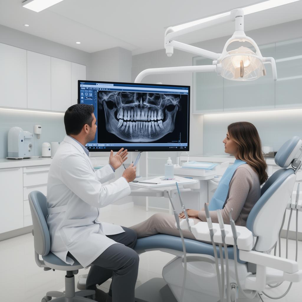 Titanium tandimplantaat met keramische kroon